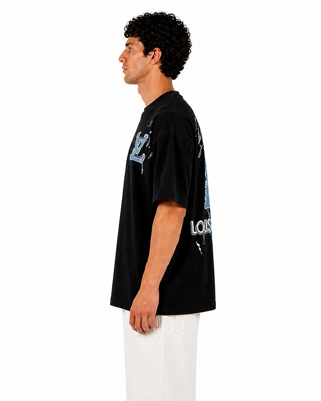 Midnight Monogram Oversized Tee