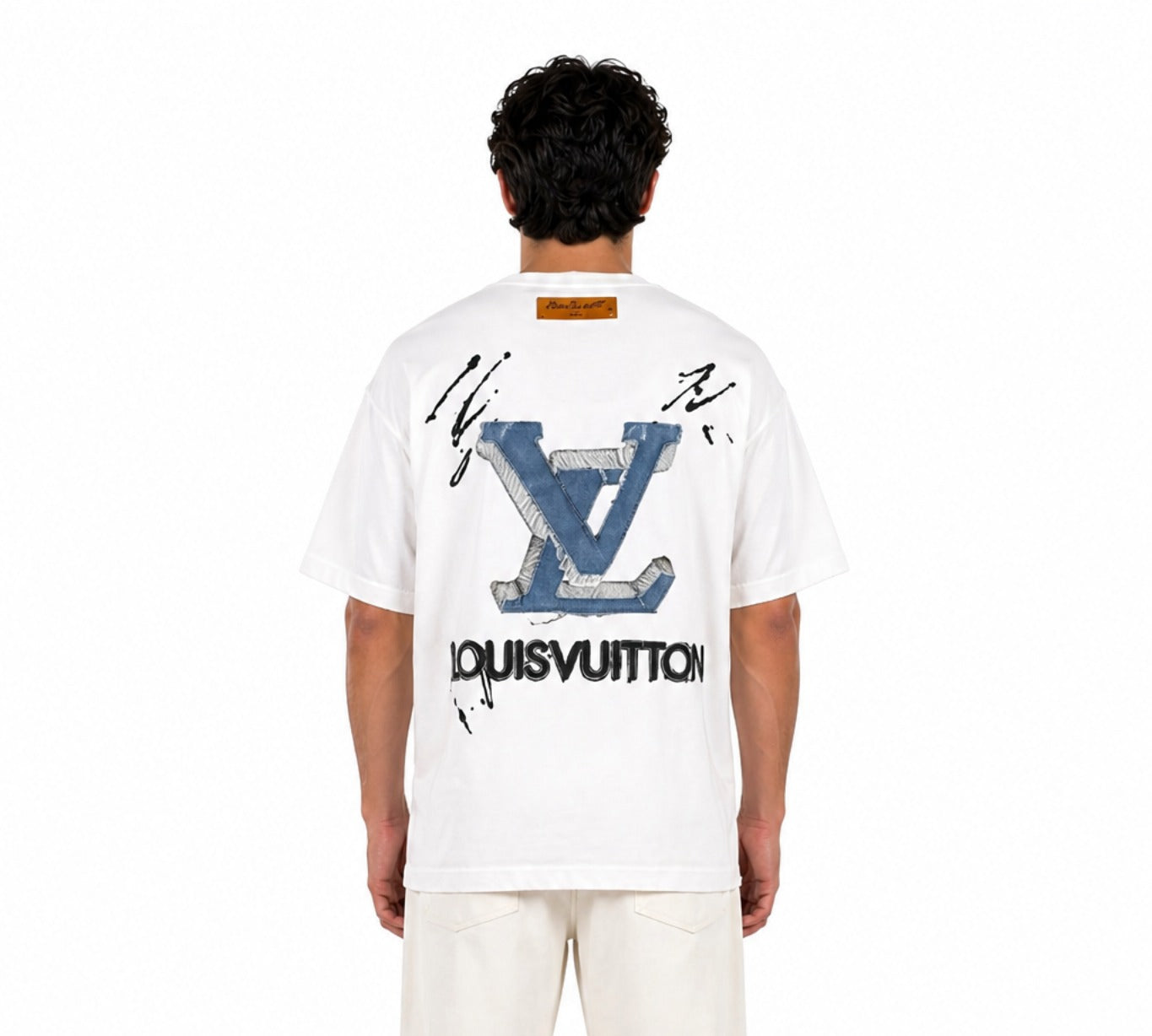 Sketch Monogram Oversized Tee