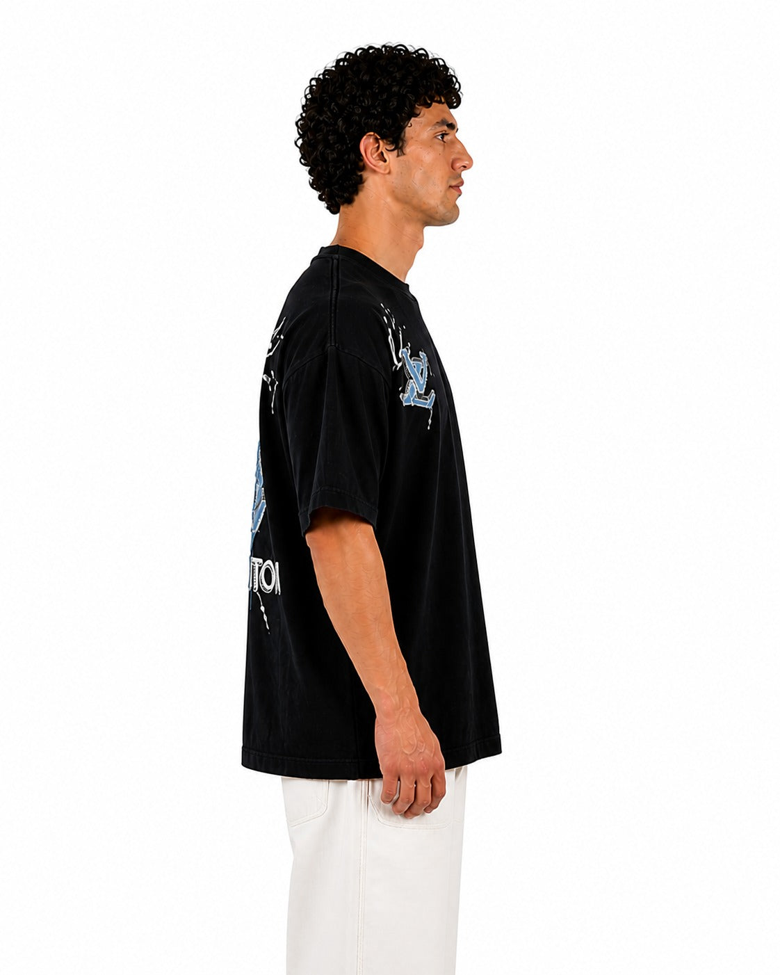 Midnight Monogram Oversized Tee